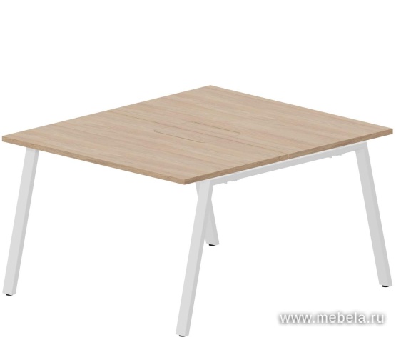 Составной Стол на 2 рабочих места (меламиновые аутлеты)