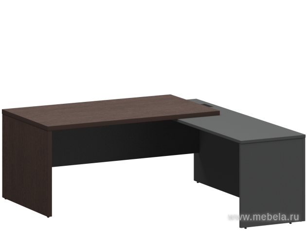 Стол руководителя с приставкой (правый)