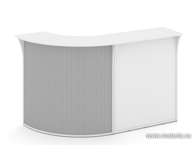 Стойка ресепшн угловая ХДФ (без полки)