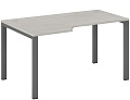 Стол эргономичный левый на металлоопорах