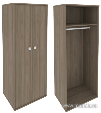 Гардероб глубокий (вешалка-штанга)