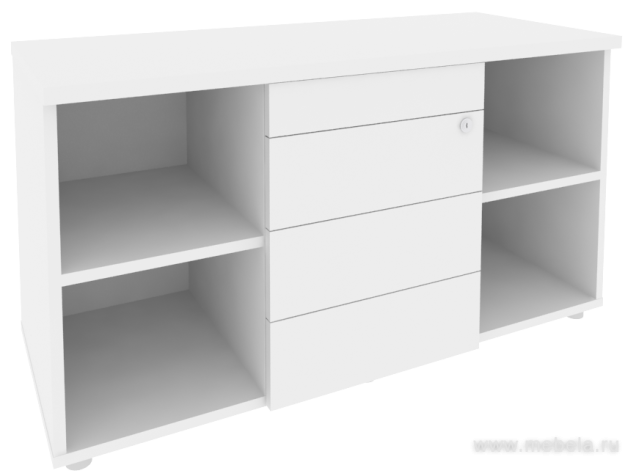 Тумба сервисная с ящиками TIP-ON