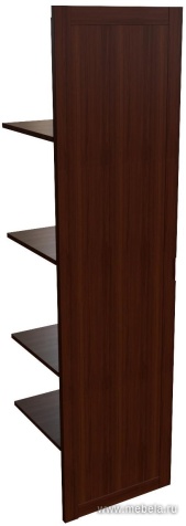 Наполнение одностворчатого шкафа с полками / вешалкой