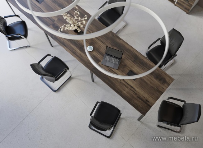 Проходной наборный элемент переговорного стола