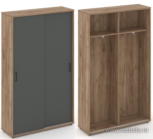 Шкаф-купе для одежды, задняя стенка ЛДСП