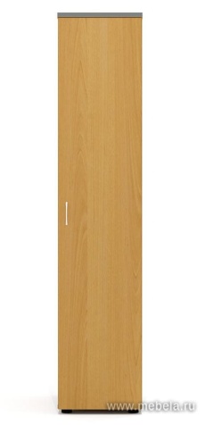 Гардероб с продольной штангой, узкий