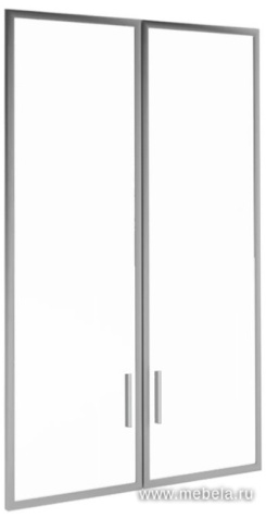 Двери стеклянные с алюминиевой рамой