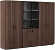 Офисный шкаф для документов с гардеробом