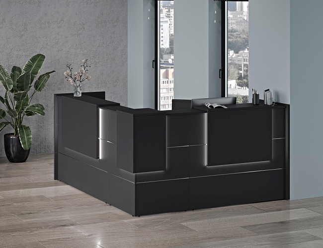 фото ресепшн Оникс Антрацит №5