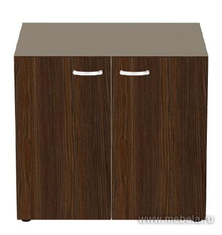 Офисный шкаф низкий с глухими фасадами