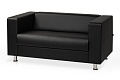 Диван офисный трехместный (хромированные опоры)