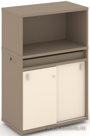 Тумба опорная (купе) с низкой надставкой