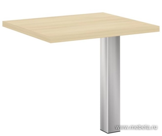 Брифинг-приставка с опорой к столу руководителя