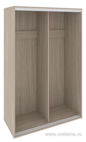 Низкий корпус шкафа-купе + трэк (2-х секционный)