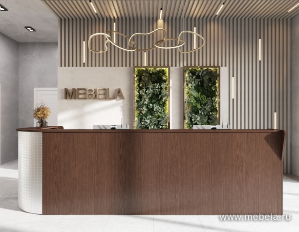 Стойка ресепшн прямая Эдем 160