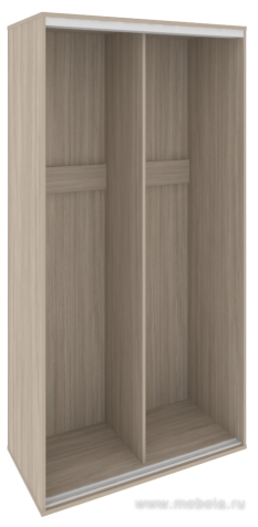 Высокий корпус шкафа-купе + трэк (2-х секционный)