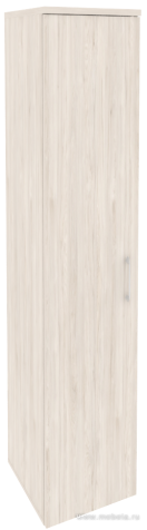 Офисный шкаф высокий узкий лев./прав. (1 высокий фасад ЛДСП)