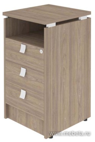 Тумба приставная (с замком)