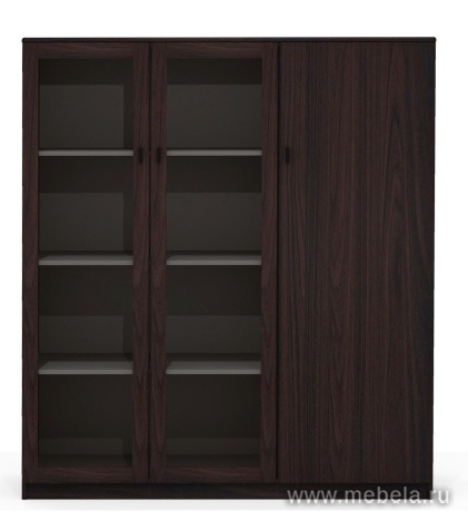 Комбинированный шкаф с гардеробом (задняя стенка ЛДСП 16 мм)