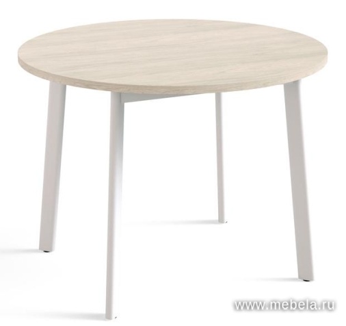 Стол для переговоров круглый на металлокаркасе