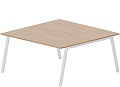 Составной Стол на 2 рабочих места (меламиновые аутлеты)
