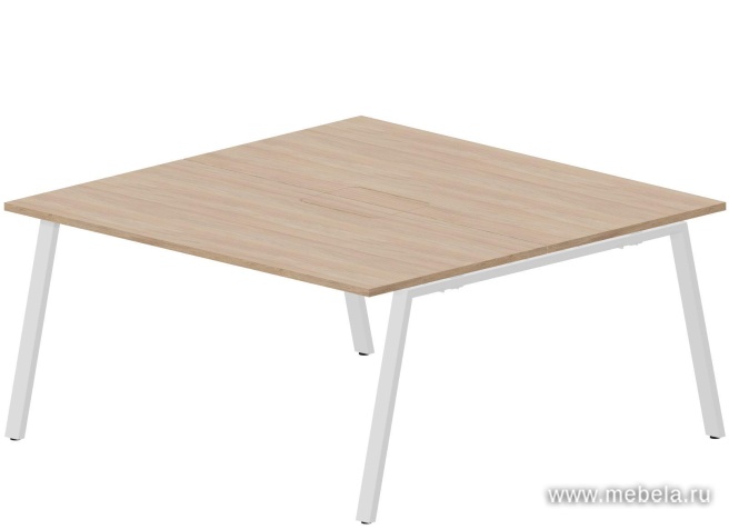 Составной Стол на 2 рабочих места (меламиновые аутлеты)