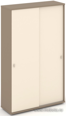 Офисный шкаф-купе с полками