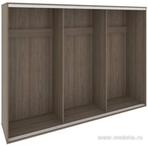 Низкий корпус шкафа-купе + трэк (3-х секционный)