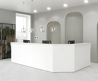 фото ресепшн Комфорт Белый  №4