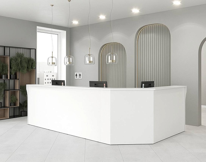 фото ресепшн Комфорт Белый					 №4					