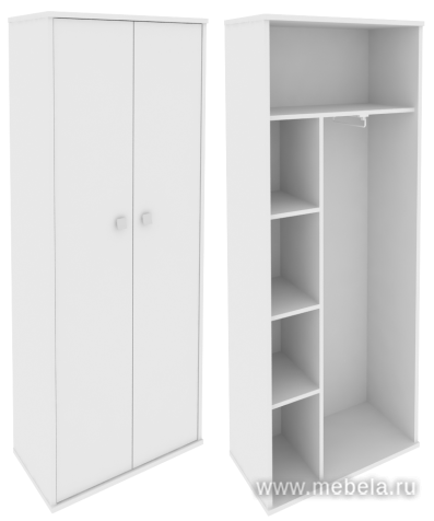 Гардероб комбинированный (выдвижная вешалка)