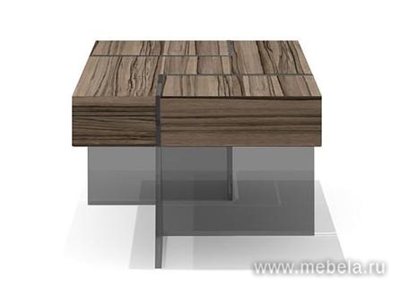 Стол журнальный (тонированное стекло)