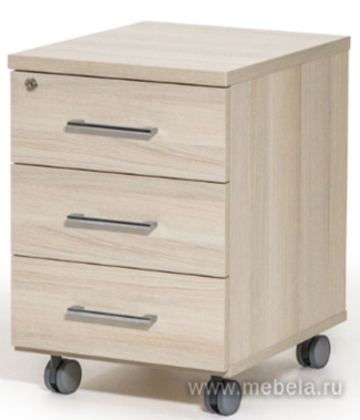 Тумба подкатная, 3 ящика