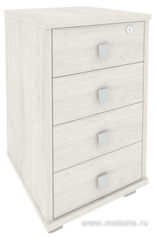 Тумба подкатная (4 ящика, с замком)