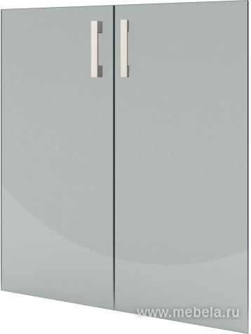 Комплект стеклянных дверей к широкому шкафу