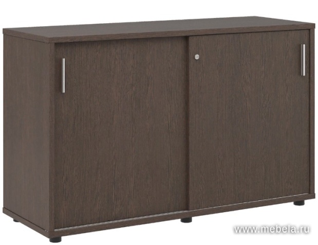 Тумба низкая с раздвижными фасадами