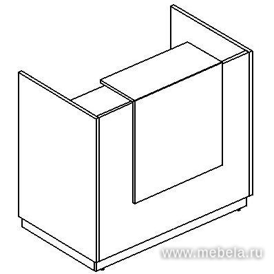 Стойка ресепшн (полка высокая)