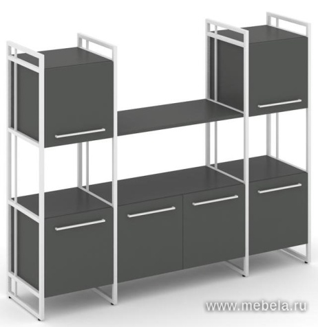 Шкаф офисный широкий комбинированый