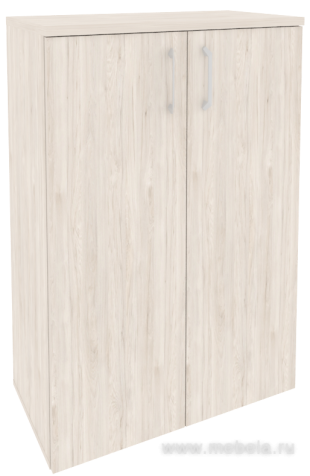 Офисный шкаф средний широкий (2 средних фасада ЛДСП)