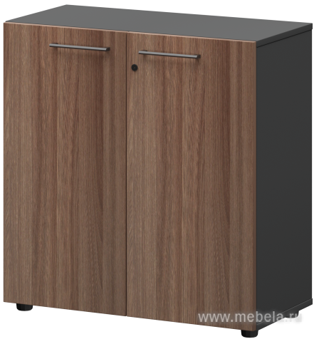 Офисный шкаф низкий закрытый