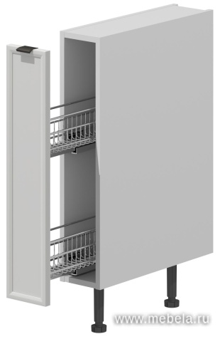 База бутылочница, фасады рамочные, МДФ в плёнке.