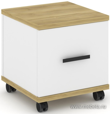 Тумба мобильная 1 распашной фасад.