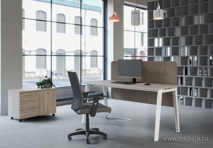 Стол на металлокаркасе МТ 2 скоса