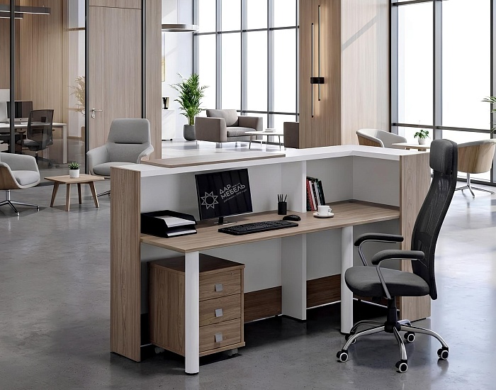 фото стойка ресепшн Стайл Вяз					 №4					