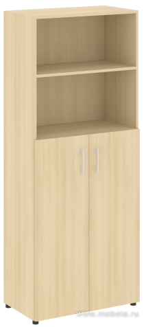 Офисный шкаф полуоткрытый