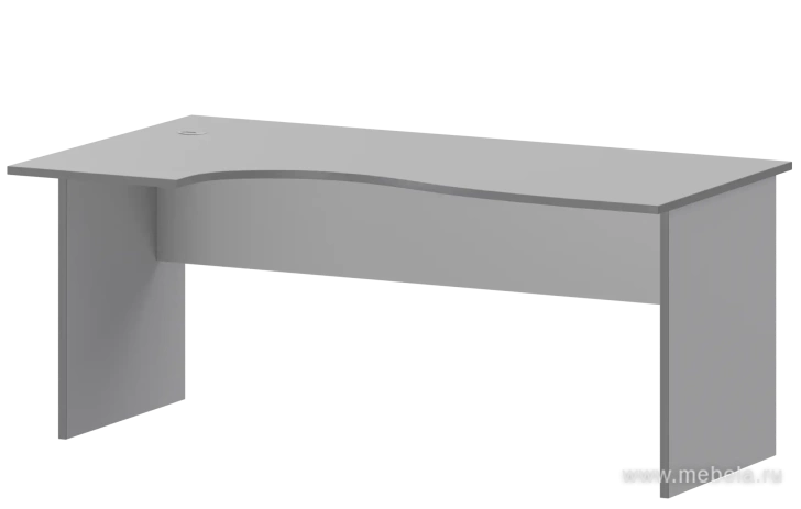 Письменный стол криволинейный, левый