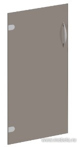 Дверь стеклянная низкая тонированная