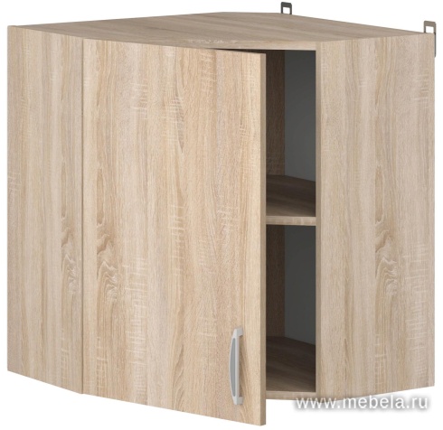 Офисный шкаф навесной угловой 60 см