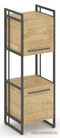 Шкаф офисный 3 ниши узкий