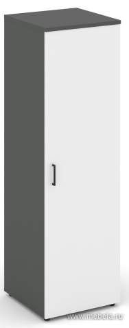 Гардероб узкий глубокий универсальный, задняя стенка ЛДСП